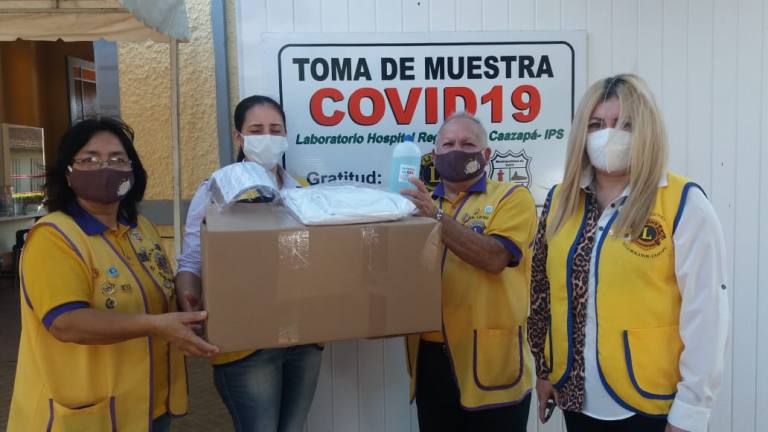 Hospital de Caazapá recibe donaciones del Club de Leones - Noticiero  Paraguay