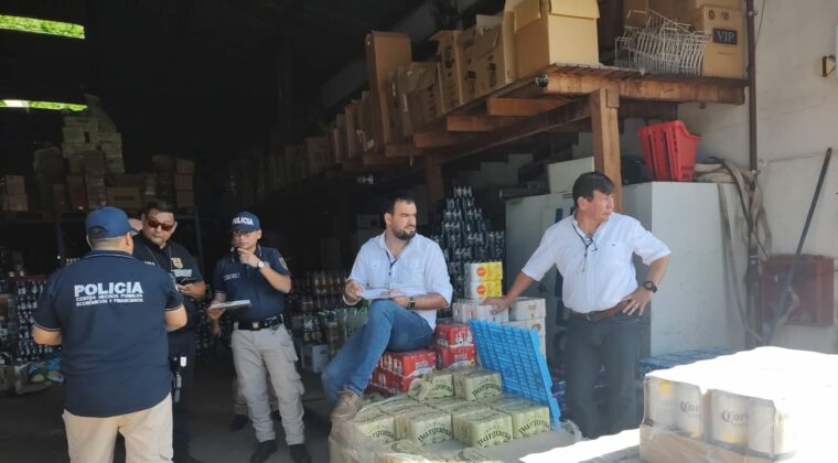 Incautan gran cantidad de productos de contrabando en Coronel Oviedo