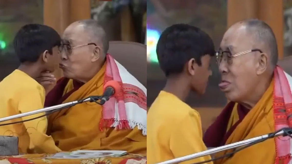 El Dalai Lama se disculpa por besar en la boca a un niño y pedirle que le «chupe su lengua»