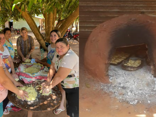 Como parte de la cristiandad católica por Semana Santa, elaboran chipas en su estilo tradicional del Paraguay