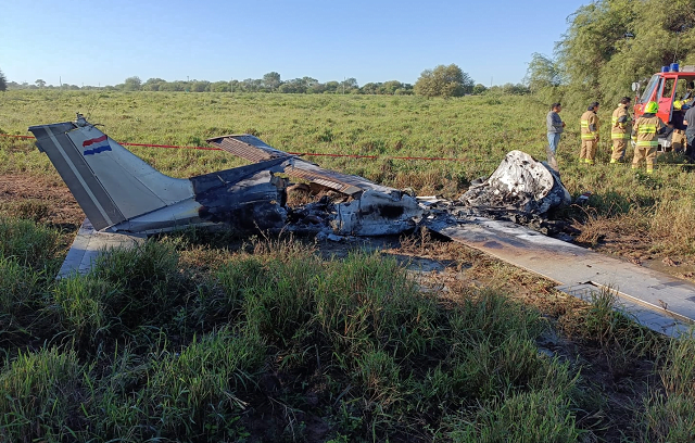 Identifican a los fallecidos en el accidente aéreo ocurrido en Loma Plata