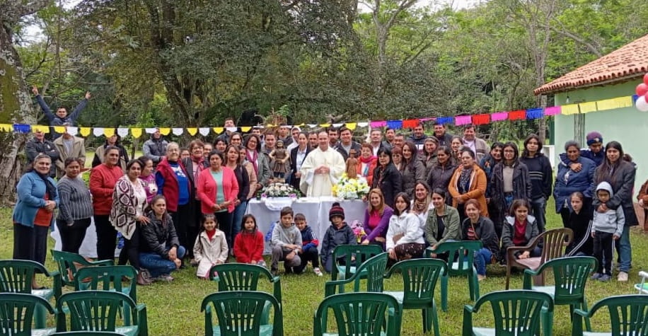 Pobladores la Compañía  Ñanducua, honraron a San Isidro Labrador y a la Madre