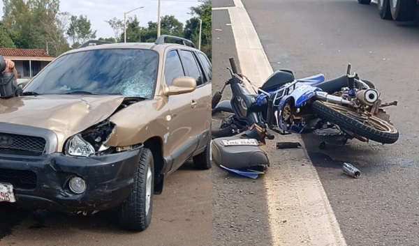 Motociclista muere en accidente de tránsito en Coronel Oviedo
