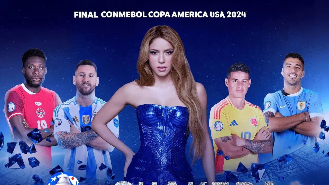 Anuncian que Shakira actuará en la final de la Copa América