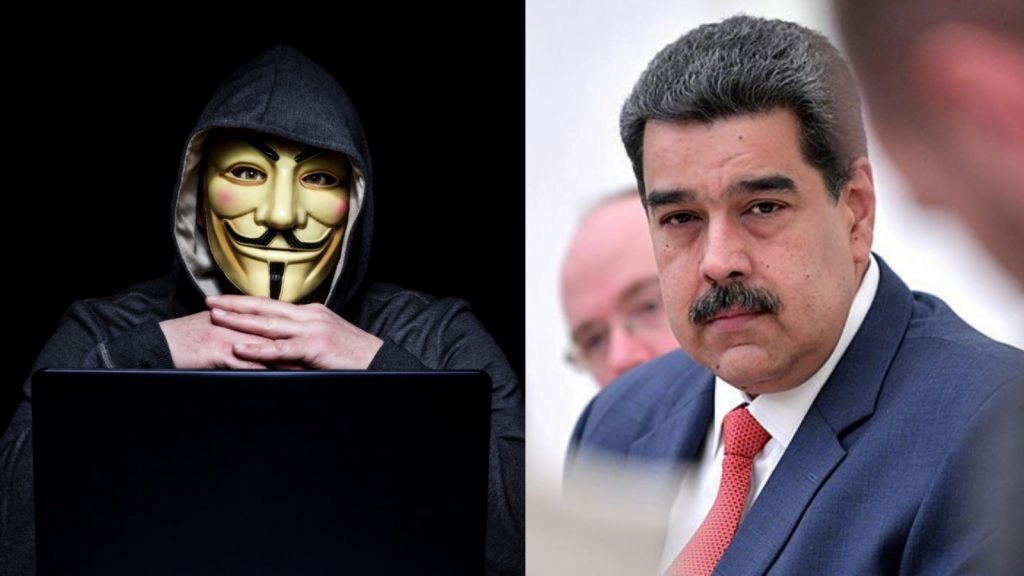 «Anonymous» le declara la guerra a Nicolás Maduro