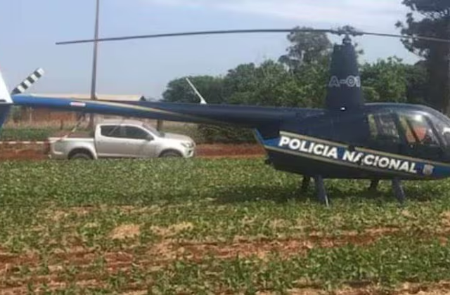 Helicóptero policial se une en la búsqueda del secuestrado en Mbaracayú