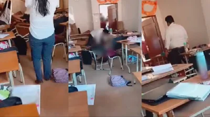 Estudiante es asesinada por su novio frente a sus compañeros en el salón de clases