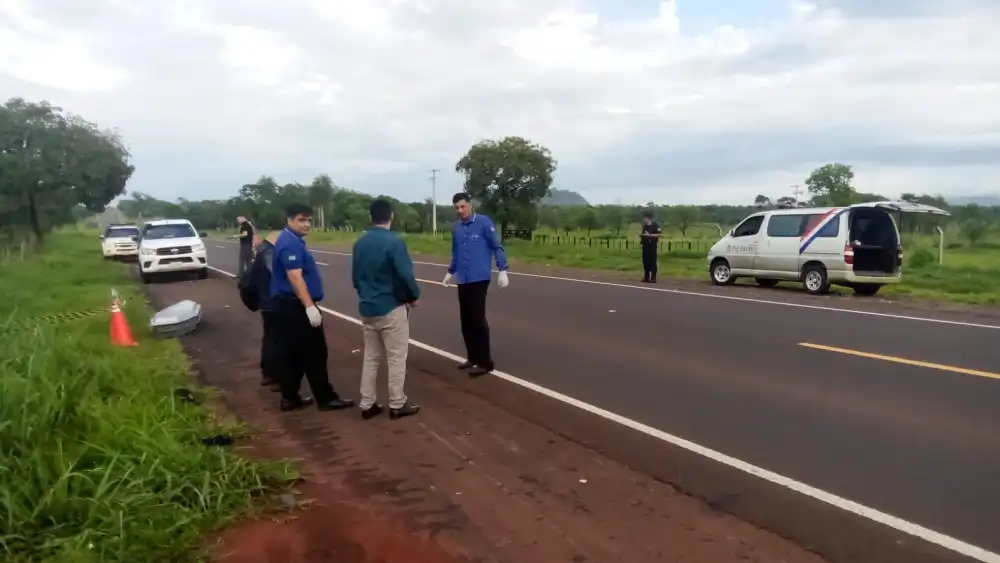 Dos indígenas murieron tras ser embestidos en la Ruta PY05