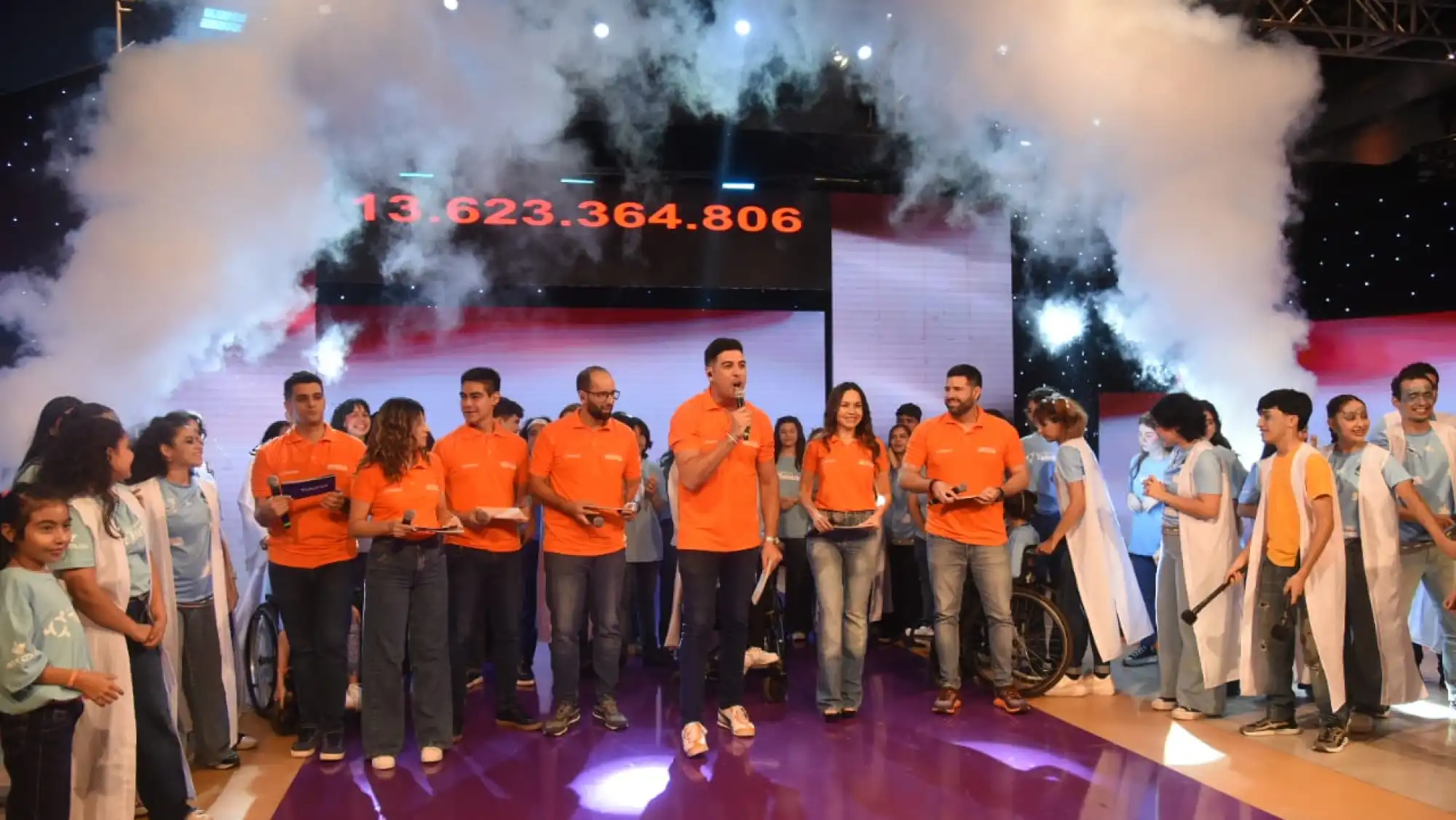 Arrancó la maratón solidaria de Teletón 2024 con una meta de más de G. 13 mil millones