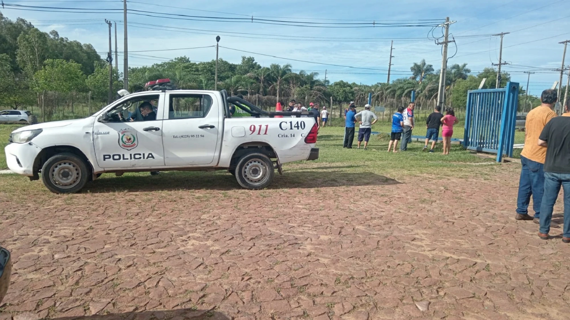 Un hombre muere aplastado por un portón en Villeta