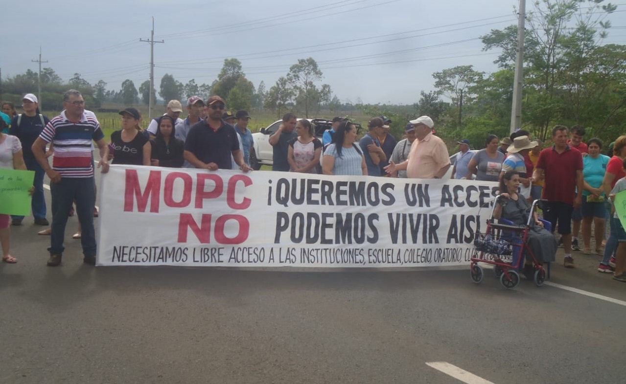 MOPC se hace indiferente a los reclamos de los sanjosianos