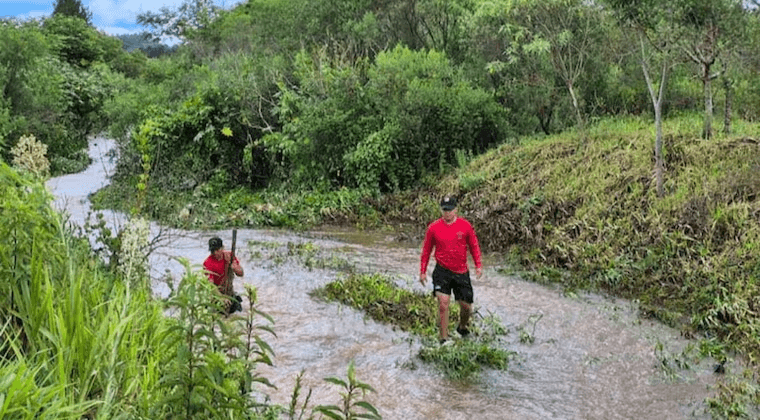 Continúa la búsqueda de adolescente arrastrada por un raudal en Cambyretá