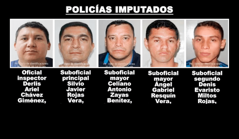 Acusan a cinco policías y a una abogada por secuestro y extorsión agravada Acusan a cinco policías y a una abogada por secuestro y extorsión agravada