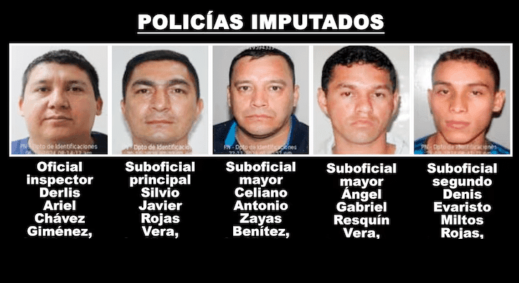 Acusan a cinco policías y a una abogada por secuestro y extorsión agravada Acusan a cinco policías y a una abogada por secuestro y extorsión agravada