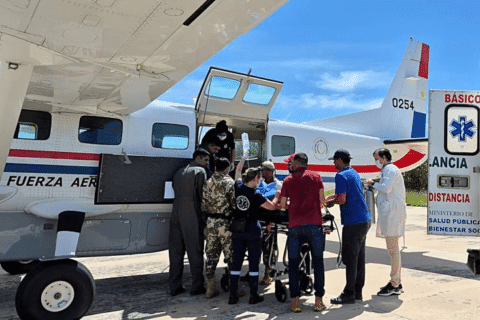 Más de 120 evacuaciones aeromédicas salvaron vidas durante el 2025