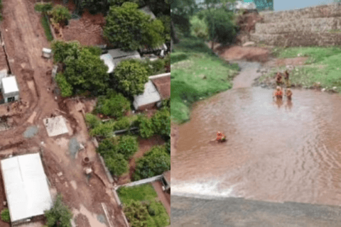 Aún no localizan a niño arrastrado por raudal y se extiende área de búsqueda