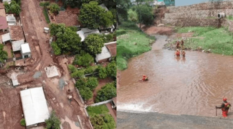 Aún no localizan a niño arrastrado por raudal y se extiende área de búsqueda