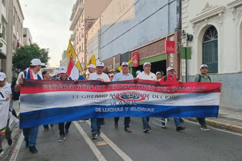 Protestas contra la reforma de la Caja Fiscal: “Si tenemos que morir en la calle, nos da igual”
