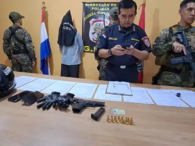 Cae en Pedro Juan Caballero un presunto sicario brasileño con ocho órdenes de captura