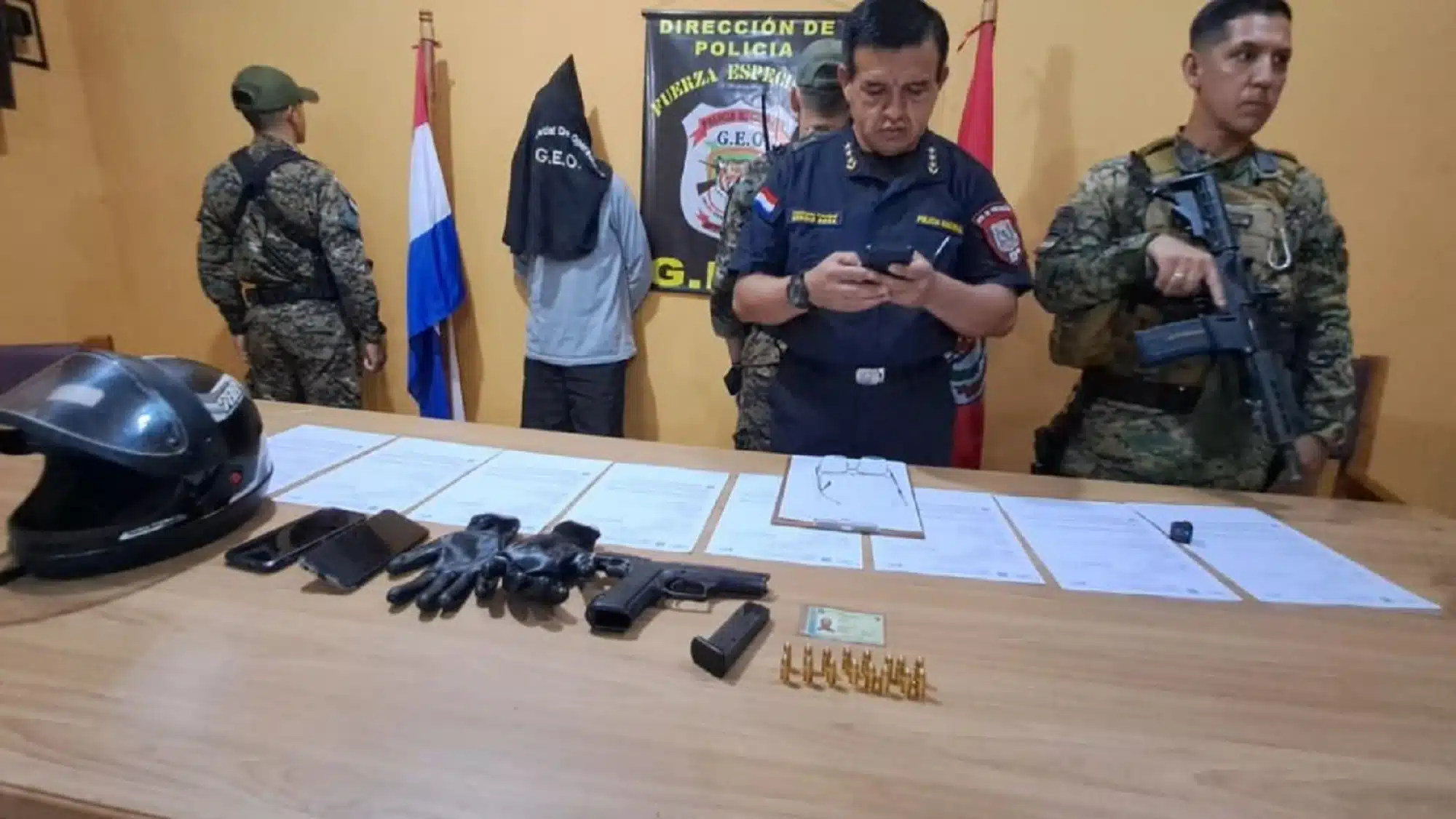 Cae en Pedro Juan Caballero un presunto sicario brasileño con ocho órdenes de captura