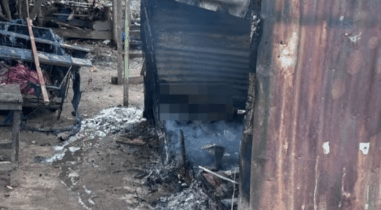 Joven muere en incendio de su vivienda y sospechan de la expareja de su concubino