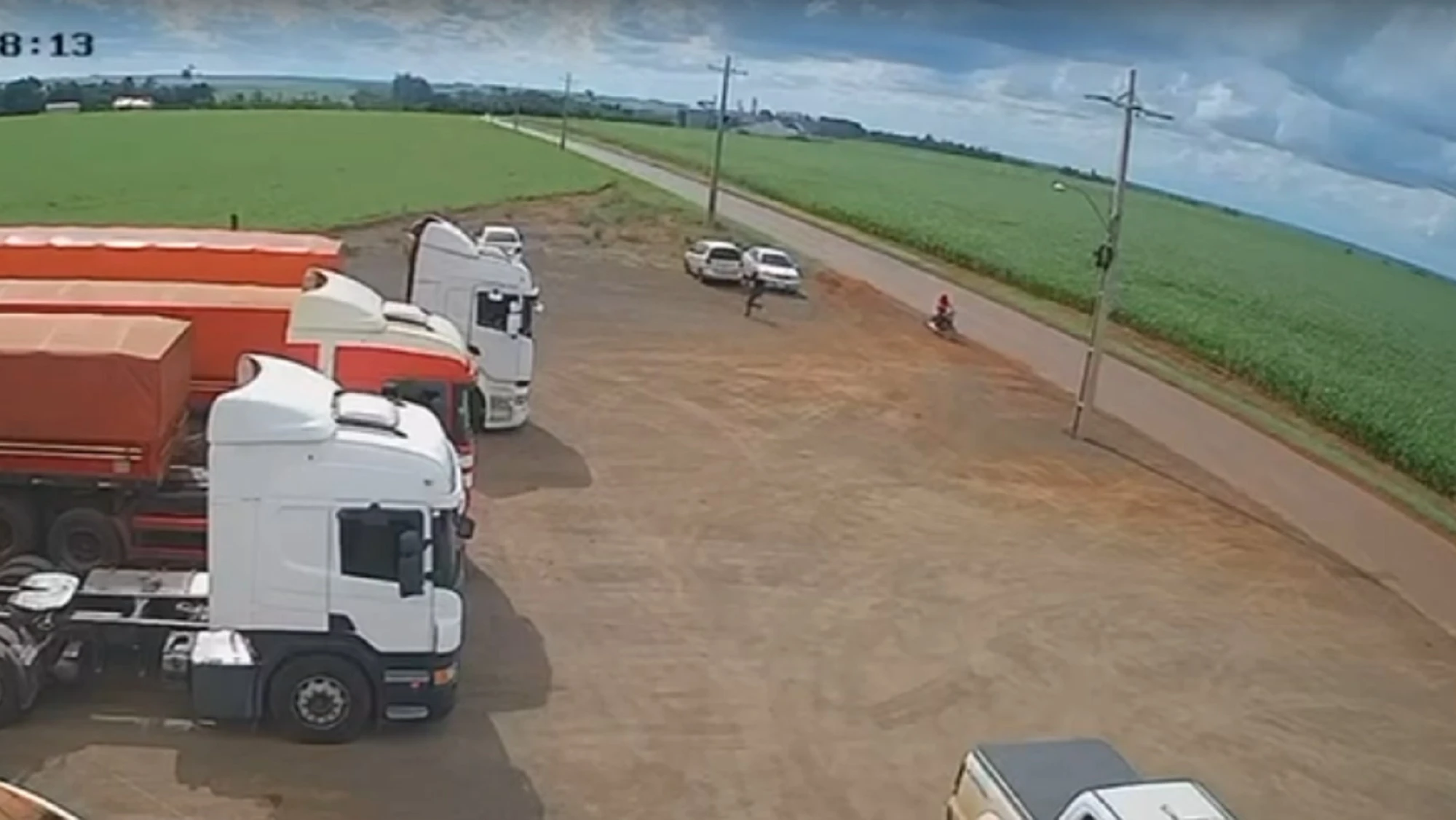 Camionero brasileño es asesinado a balazos por un desconocido en un taller mecánico de Santa Rita