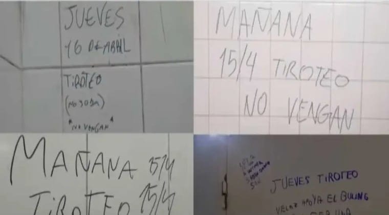 Suman 24 denuncias de amenazas en colegios y ya identificaron a 5 alumnos
