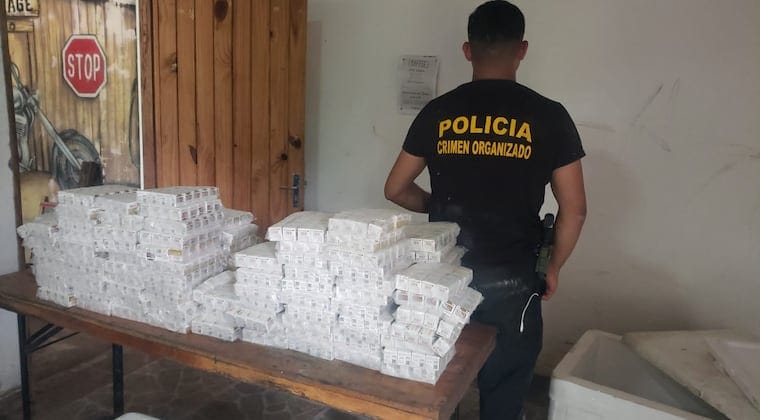 Recuperan carga de medicamentos adelgazantes robada en Cordillera