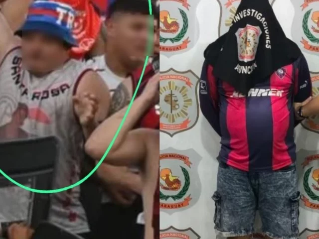 Detienen a otro hincha de Cerro Porteño tras hechos vandálicos en el superclásico