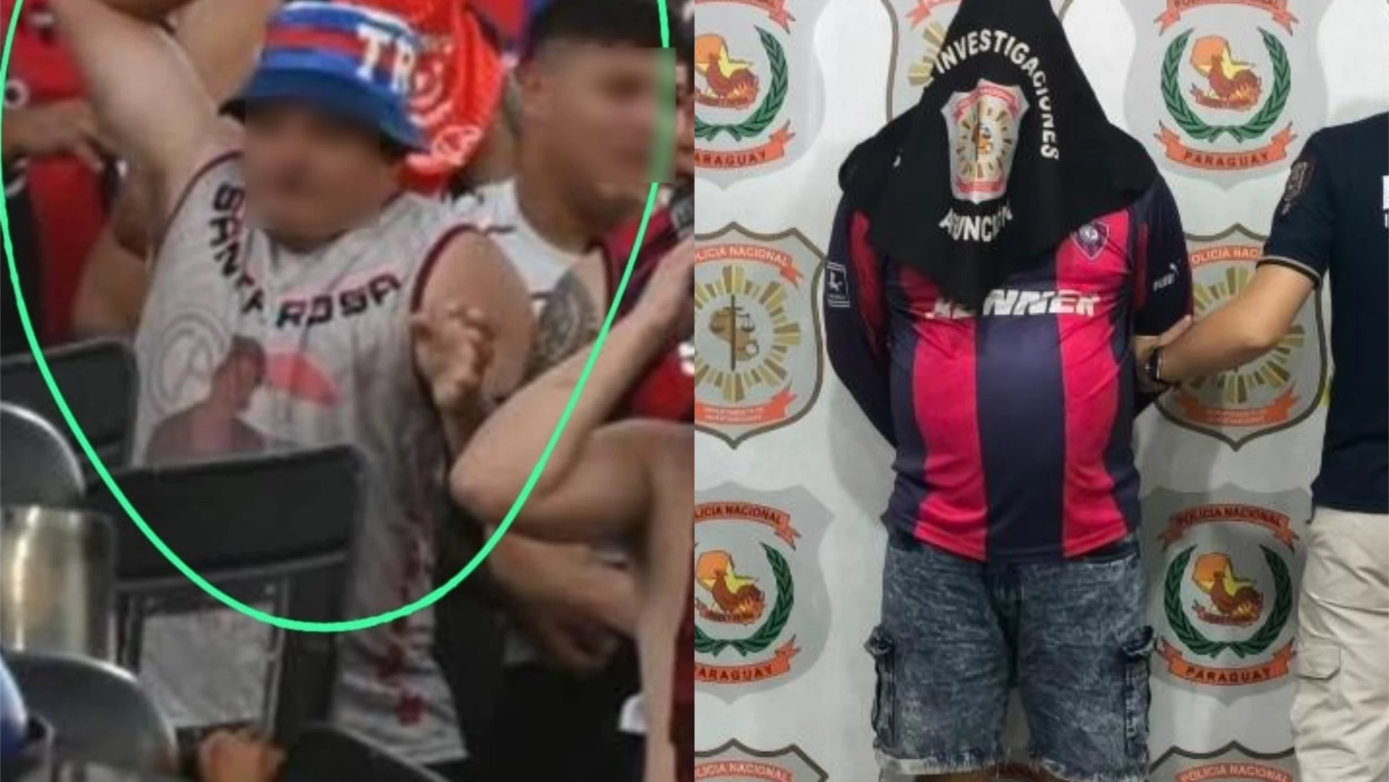 Detienen a otro hincha de Cerro Porteño tras hechos vandálicos en el superclásico