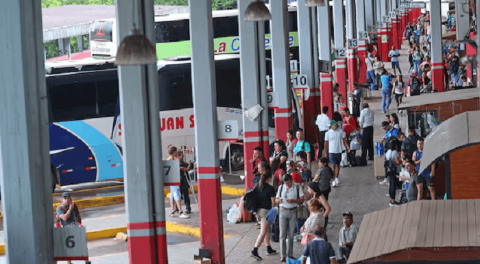 Dinatran liberó horarios de buses de forma anticipada ante gran afluencia de pasajeros