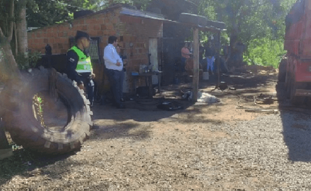Gomero fallece tras explosión de neumático