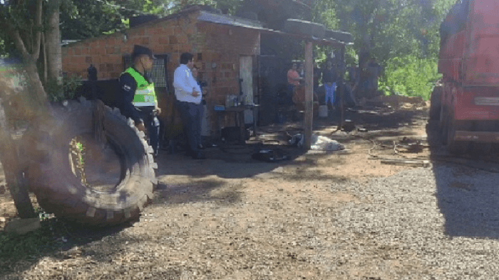 Gomero fallece tras explosión de neumático