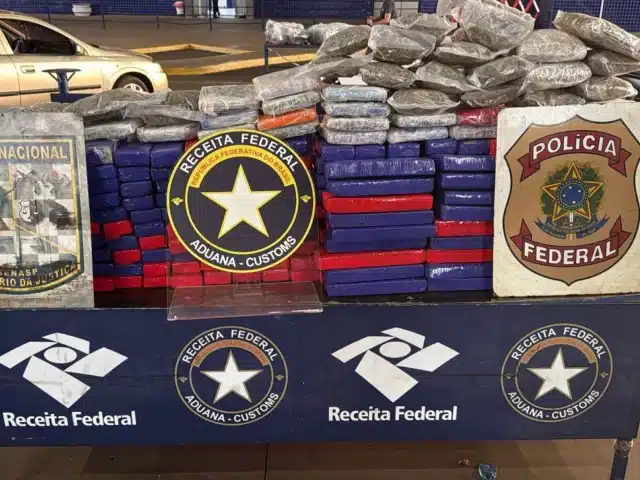 Paraguayo intenta huir y es detenido con más de 200 kilos de droga en el Puente de la Amistad