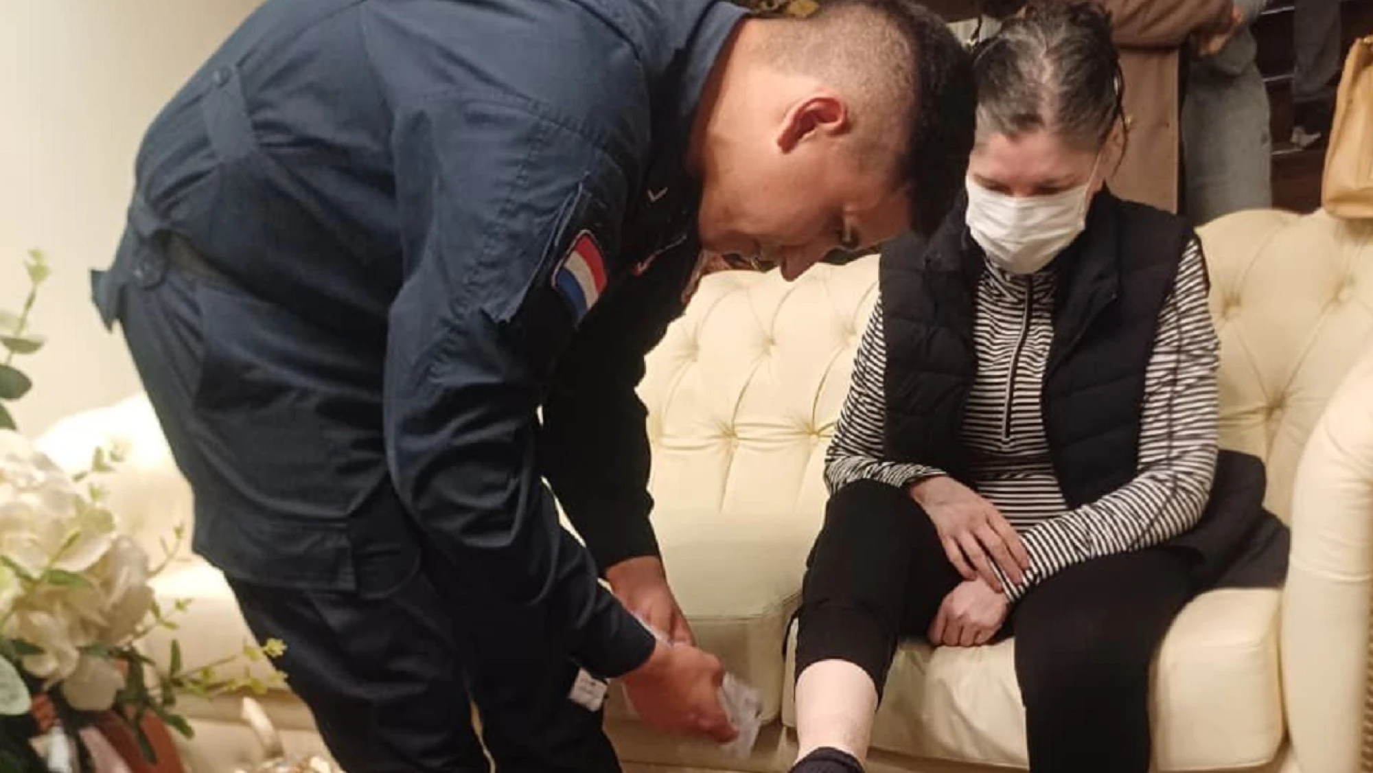 Dalia López ya está en su residencia, con su tobillera electrónica Dalia López ya está en su residencia, con su tobillera electrónica