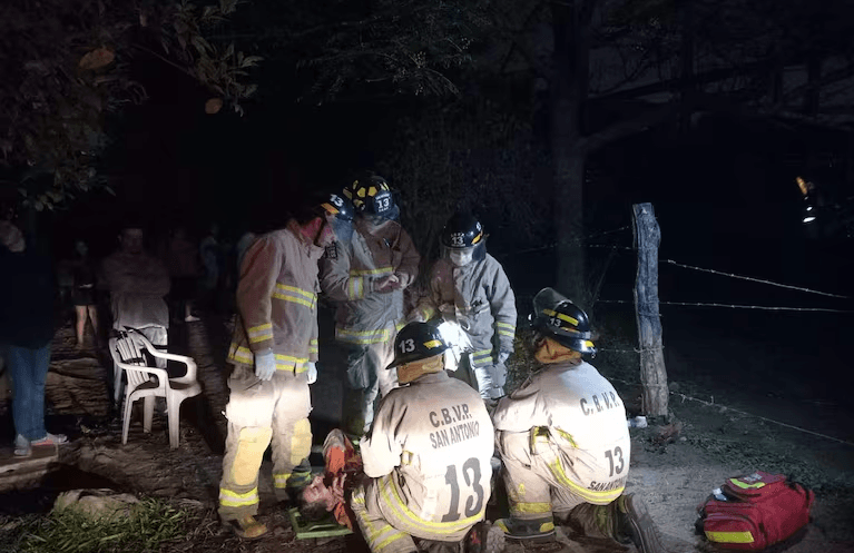 Guardias de obra disparan con balines de goma a presuntos ladrones en San Antonio