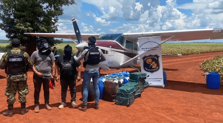 Decomisan aeronave narco del esquema Bolivia-Paraguay-Brasil