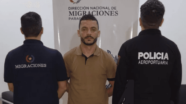 Migraciones intercepta en el Silvio Pettirossi a dos brasileños buscados por la Justicia