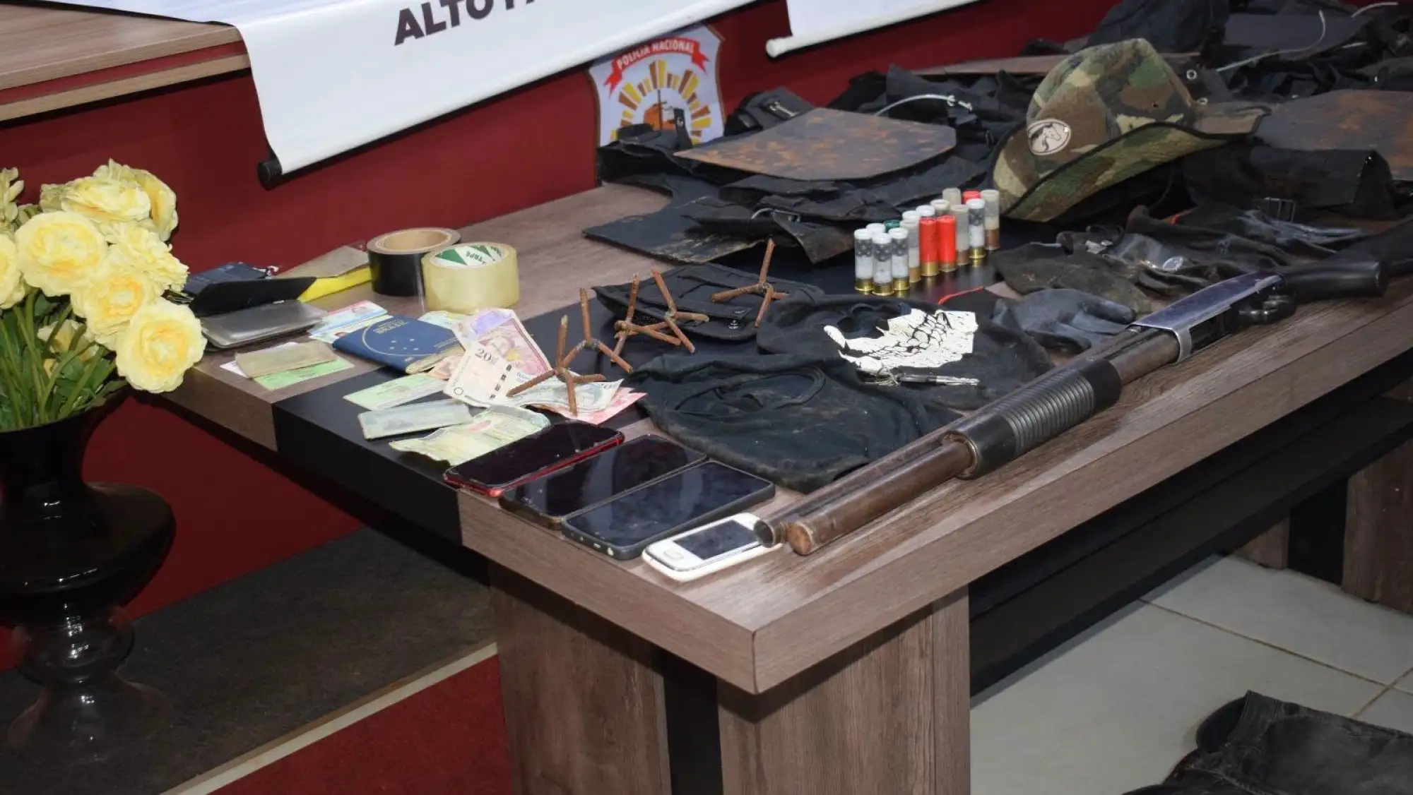 Suman seis los imputados tras atraco a bancos en Santa Rita