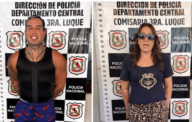 Masivo Bro y su madre dejan comisaría de Luque y vuelven a su casa Masivo Bro y su madre dejan comisaría de Luque y vuelven a su casa