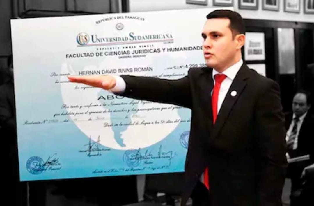 Juicio a Hernán Rivas: inicia el camino para saber si usó un título falso de abogado o no Juicio a Hernán Rivas: inicia el camino para saber si usó un título falso de abogado o no