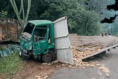 Obrero se arrojó de un camión tras quedar sin frenos y acabó falleciendo