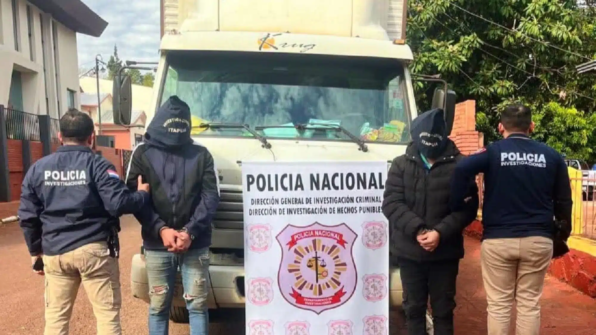 Empleados quedan detenidos tras simular robo a transportadora en Pirapó