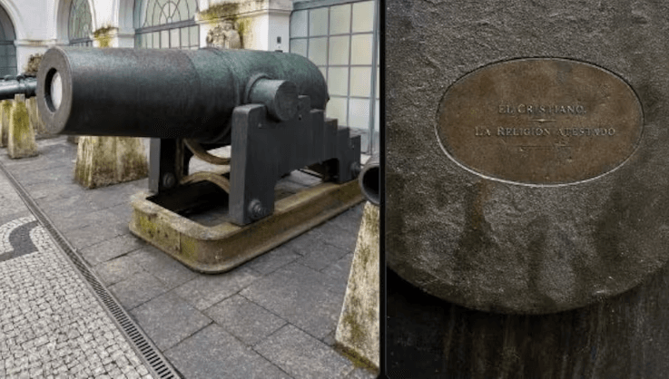 Historiador propone ubicar el cañón “El Cristiano” en el Palacio de López o el Congreso Historiador propone ubicar el cañón “El Cristiano” en el Palacio de López o el Congreso