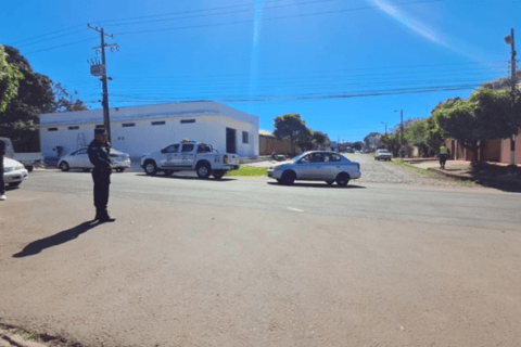 Grupo armado asalta una transportadora con mercaderías varias en Pedro Juan