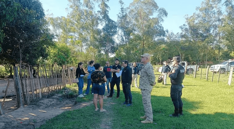 Investigan hallazgo de feto enterrado en el patio de una vivienda en Guairá Investigan hallazgo de feto enterrado en el patio de una vivienda en Guairá