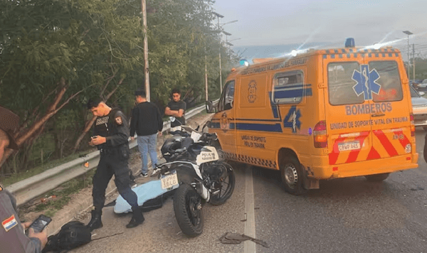 Funcionario de la DINAC fallece tras accidente en la autopista Ñu Guasu
