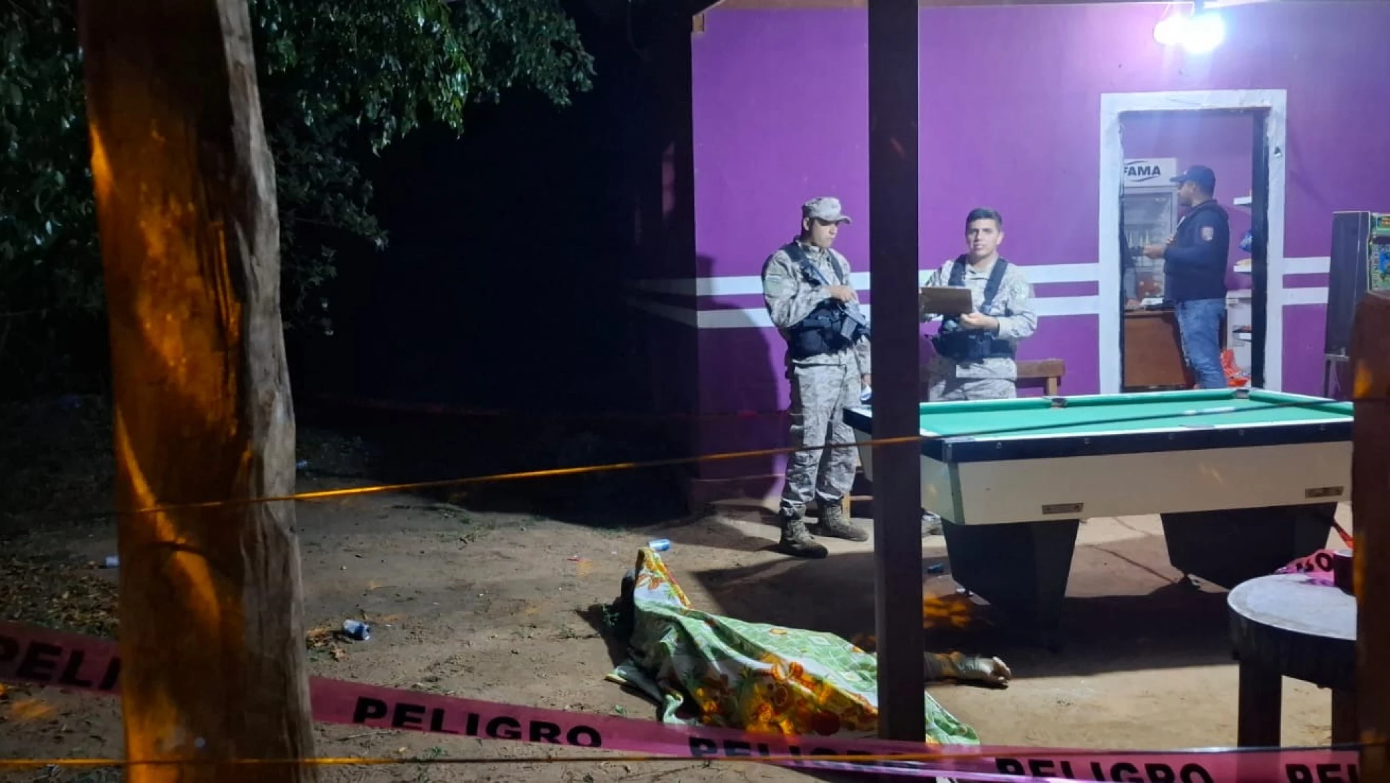 Ataque a tiros deja un fallecido en una bodega de Sargento José Félix López Ataque a tiros deja un fallecido en una bodega de Sargento José Félix López
