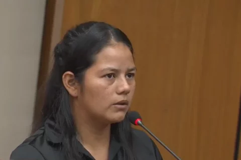 El fuerte relato de la viuda de líder indígena abatido por la Senad: “Lo asesinaron injustamente”