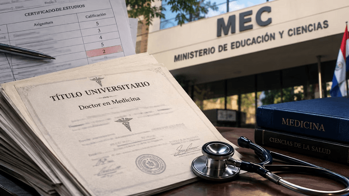 MEC registró títulos de Medicina con notas modificadas y documentos vencidos